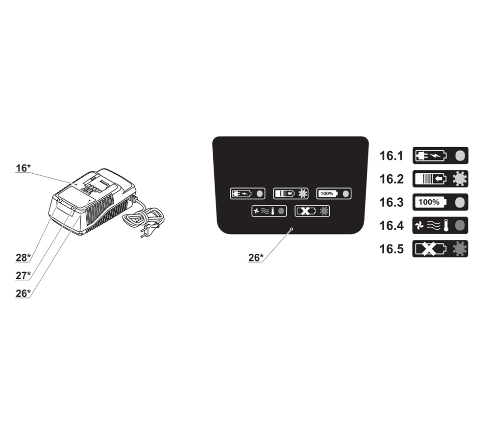 Mașină de înșurubat cu acumulator CROWN CT21075HMX-4 BMC 20V 2Ah-16