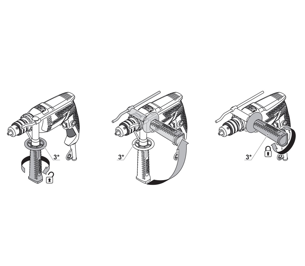Mașină de găurit CROWN CT10130C 810w-8
