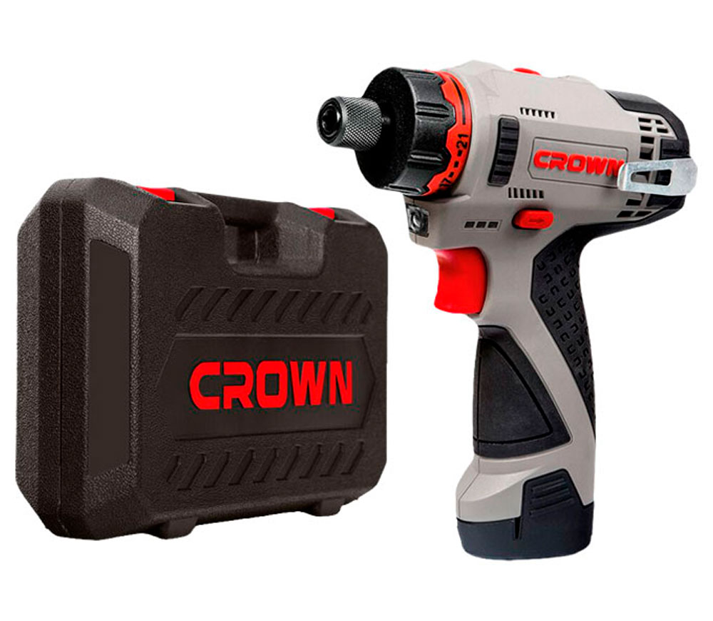 Mașină de înșurubat cu acumulator CROWN CT21072HBX-2 BMC 12V 2Ah-2
