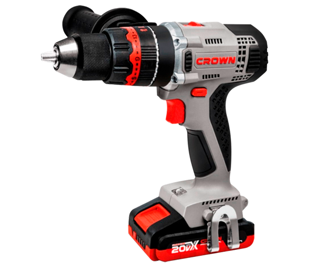 Mașină de înșurubat cu acumulator CROWN CT21075HMX-4 BMC 20V 2Ah