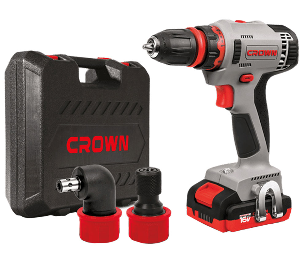 Mașină de înșurubat cu acumulator CROWN CT21082HQ-2 BMC 16V 2Ah-3