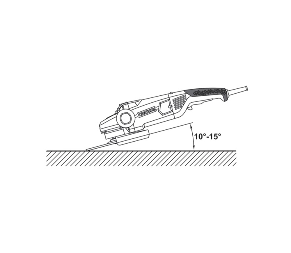 Polizor unghiular CROWN CT13500-230S 2200w 230mm-15