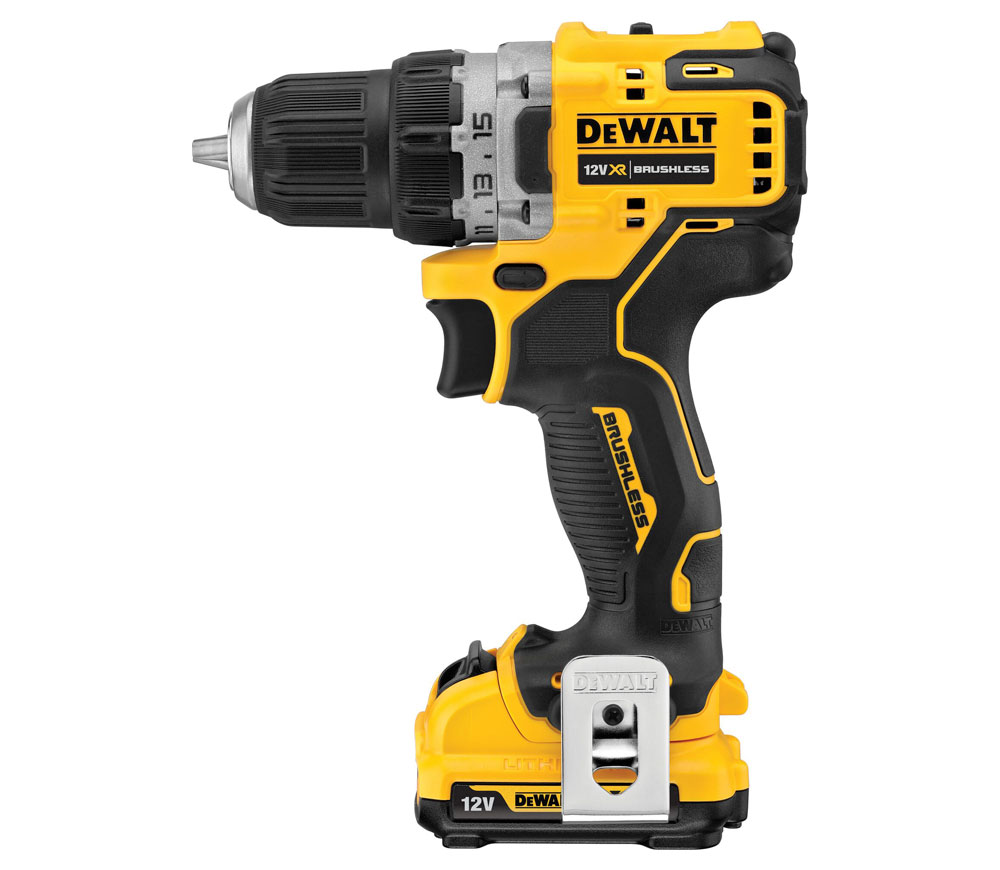 Mașină de înșurubat cu acumulator DEWALT DCD701D2-QW 12V 2Ah-2