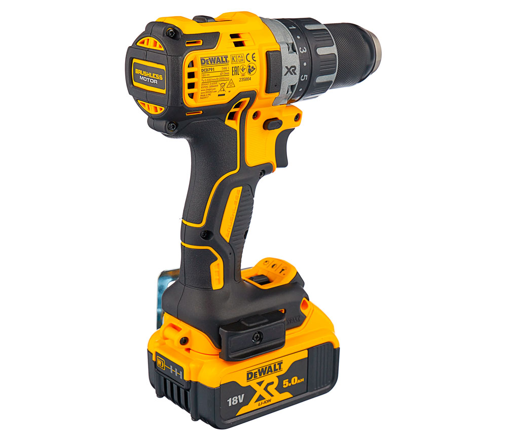 Mașină de înșurubat cu acumulator DEWALT DCD791P2-QW 18V 5Ah-3
