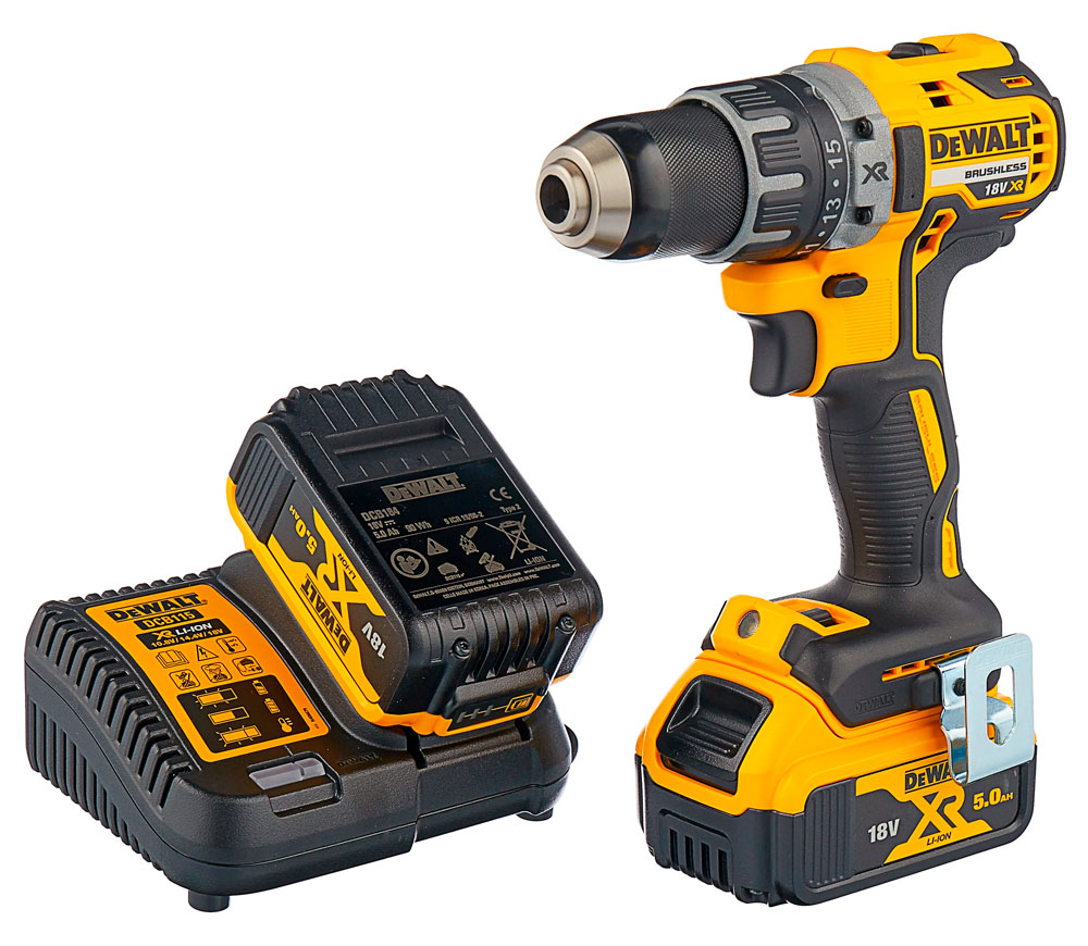 Mașină de înșurubat cu acumulator DEWALT DCD791P2-QW 18V 5Ah-4