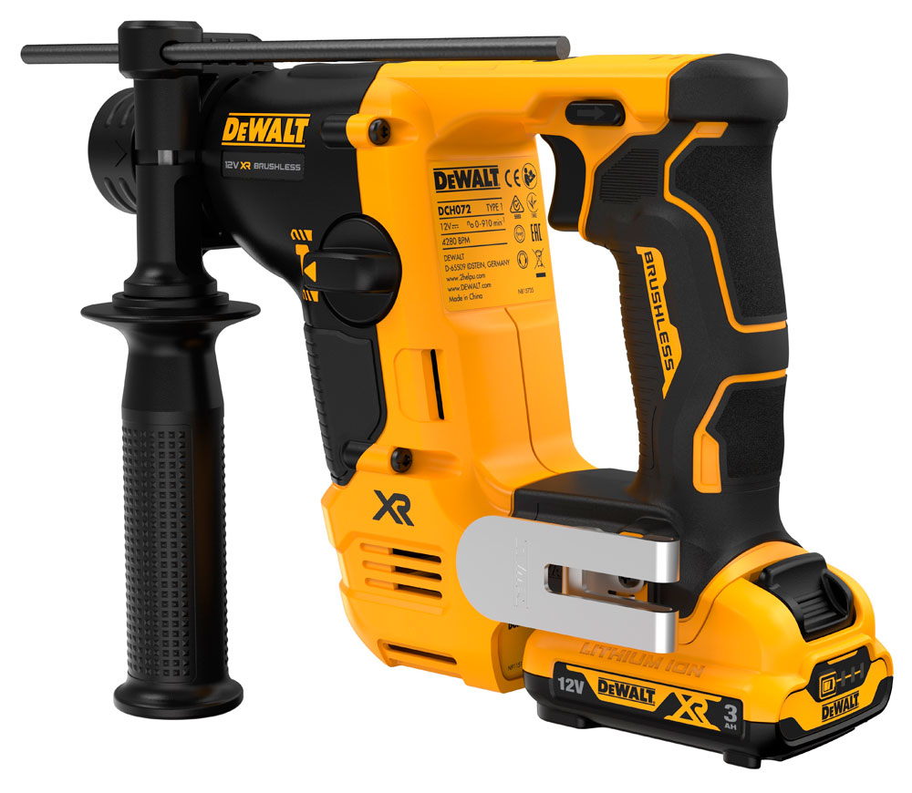 Ciocan rotopercutor cu acumulator DEWALT DCH072L2-QW 1.2J 12V 3Ah-2