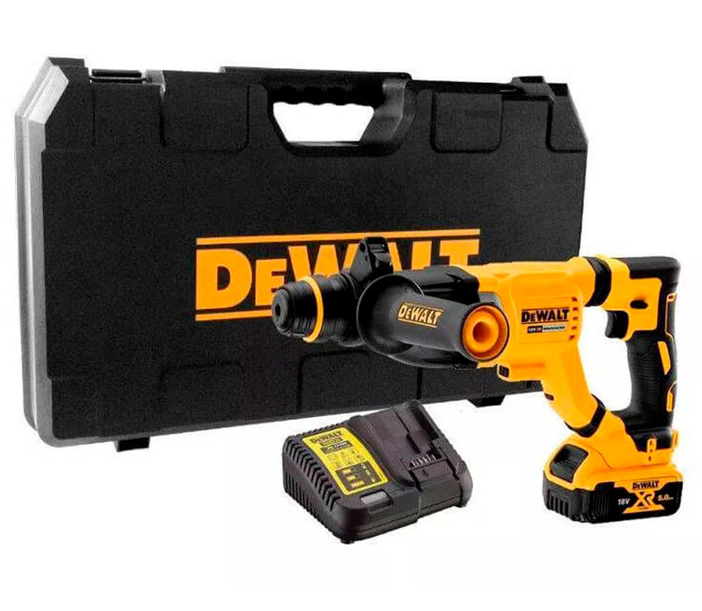 Перфоратор аккумуляторный DEWALT DCH263P1-QW 3Дж 18В 5Ач-5