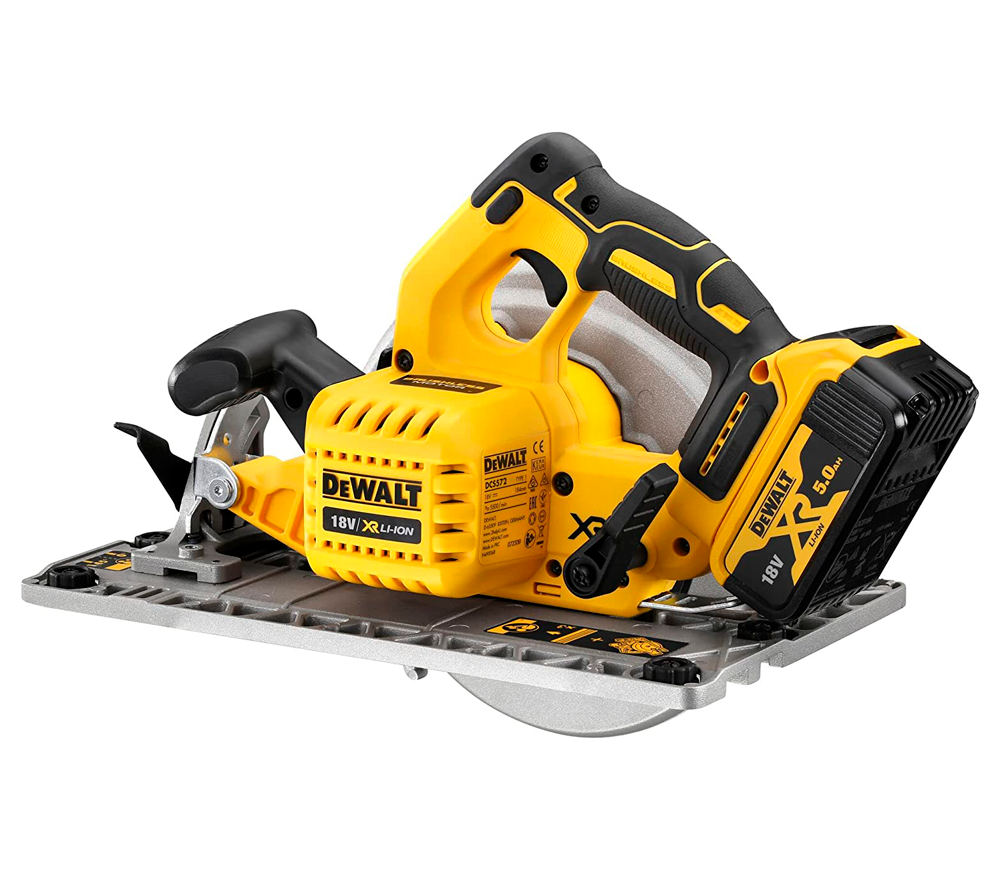 Fierăstrău circular cu acumulator (fără baterii) DEWALT DCS572NT-XJ 184mm 18V-6