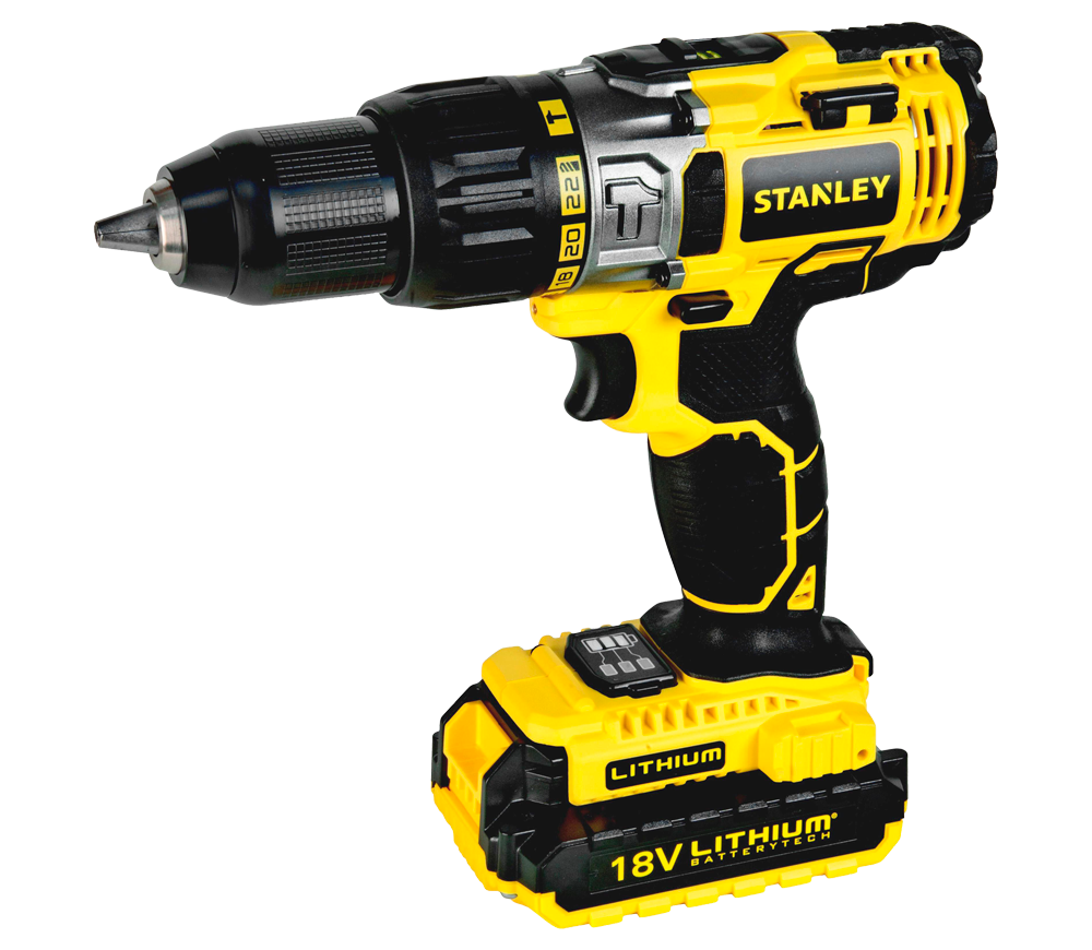 Mașină de înșurubat cu acumulator STANLEY STDC18LHBK 18V 2.0Ah