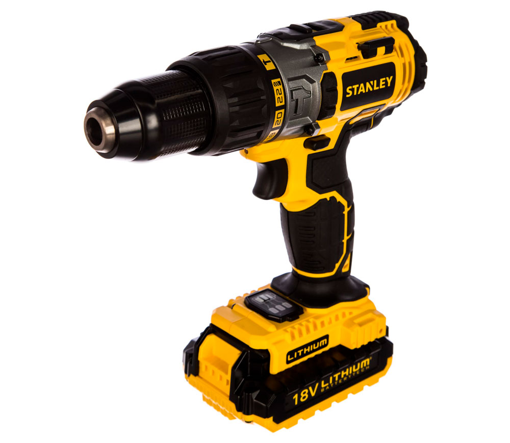 Mașină de înșurubat cu acumulator STANLEY STDC18LHBK 18V 2.0Ah-2