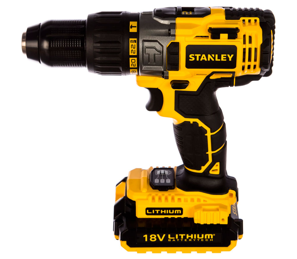 Mașină de înșurubat cu acumulator STANLEY STDC18LHBK 18V 2.0Ah-3