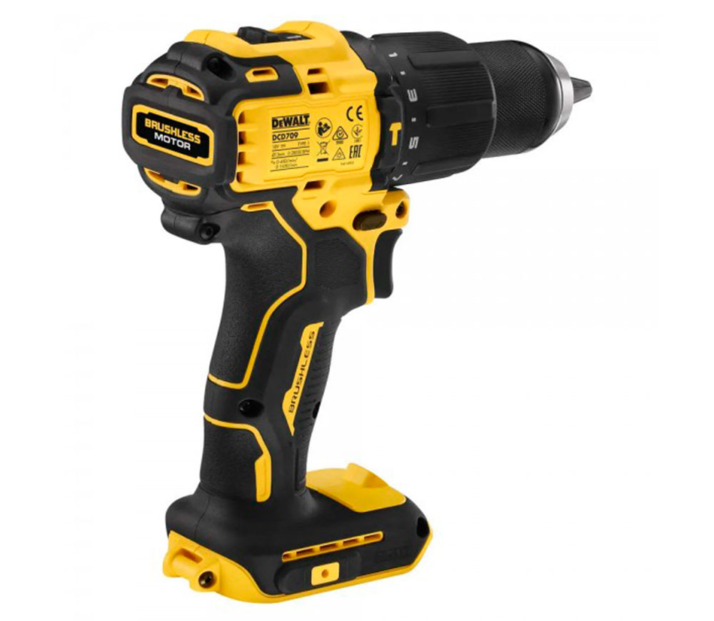 Mașină de înșurubat cu acumulator DEWALT DCD709N 18V (Fără baterie/ Încărcător)-4