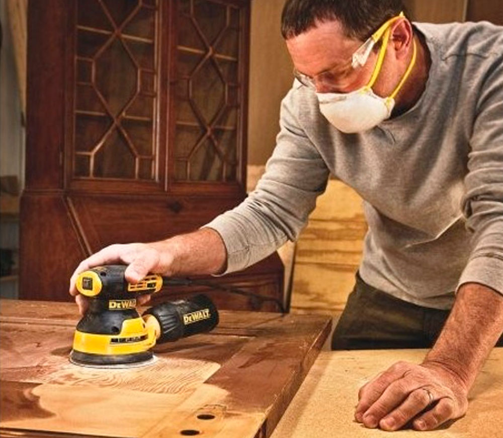Mașină de șlefuit excentrică DEWALT DWE6423-QS 280w 125mm-4