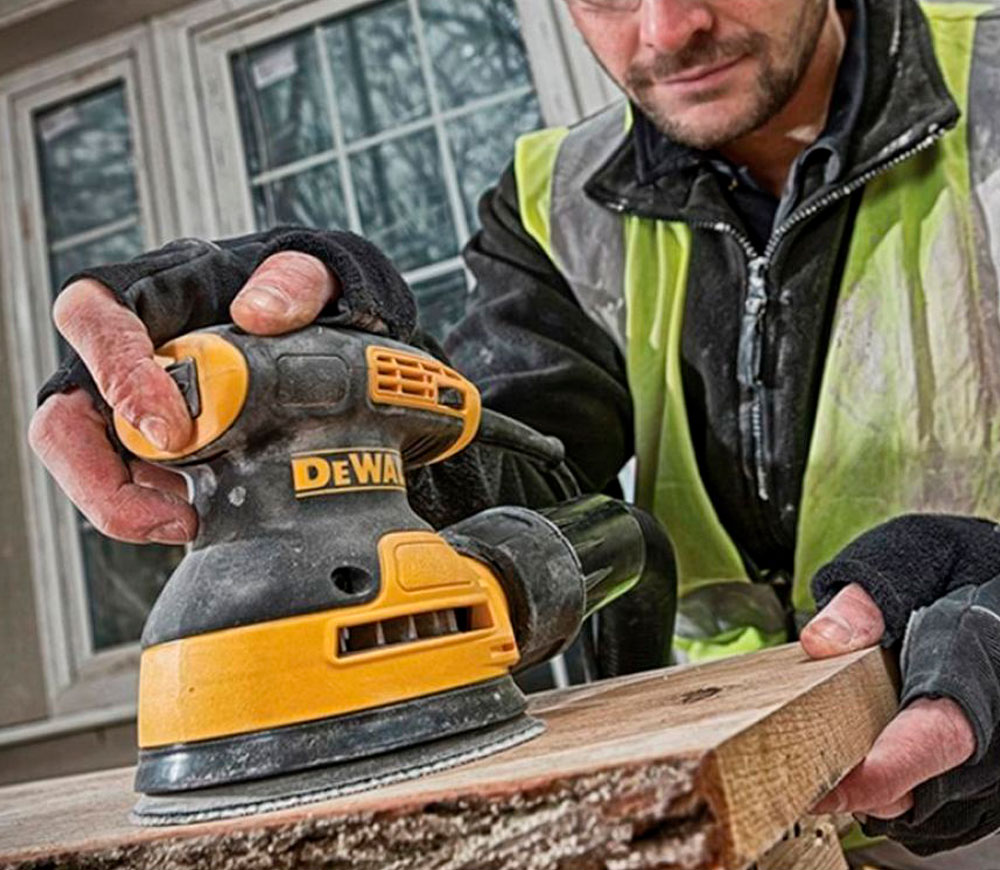 Mașină de șlefuit excentrică DEWALT DWE6423-QS 280w 125mm-5