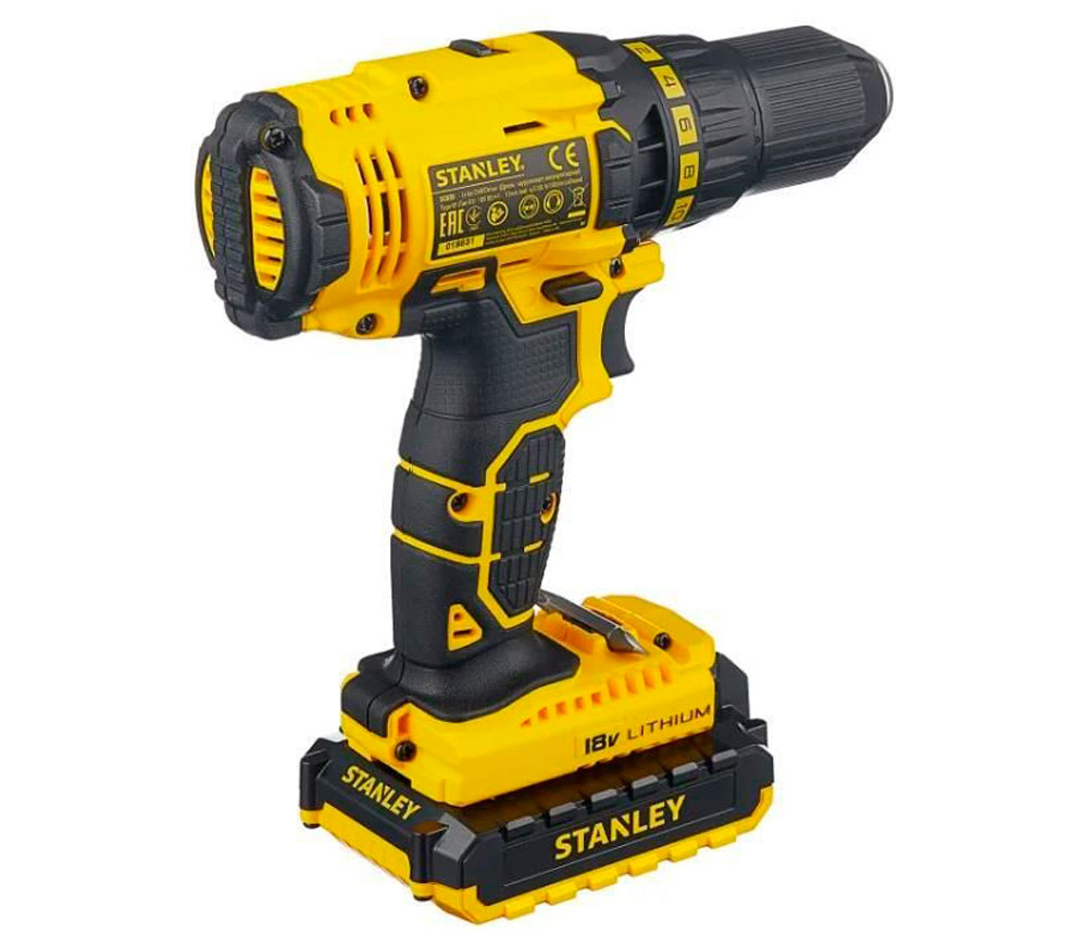 Mașină de înșurubat cu acumulator STANLEY SCD20S2K 18V 1.5Ah-3