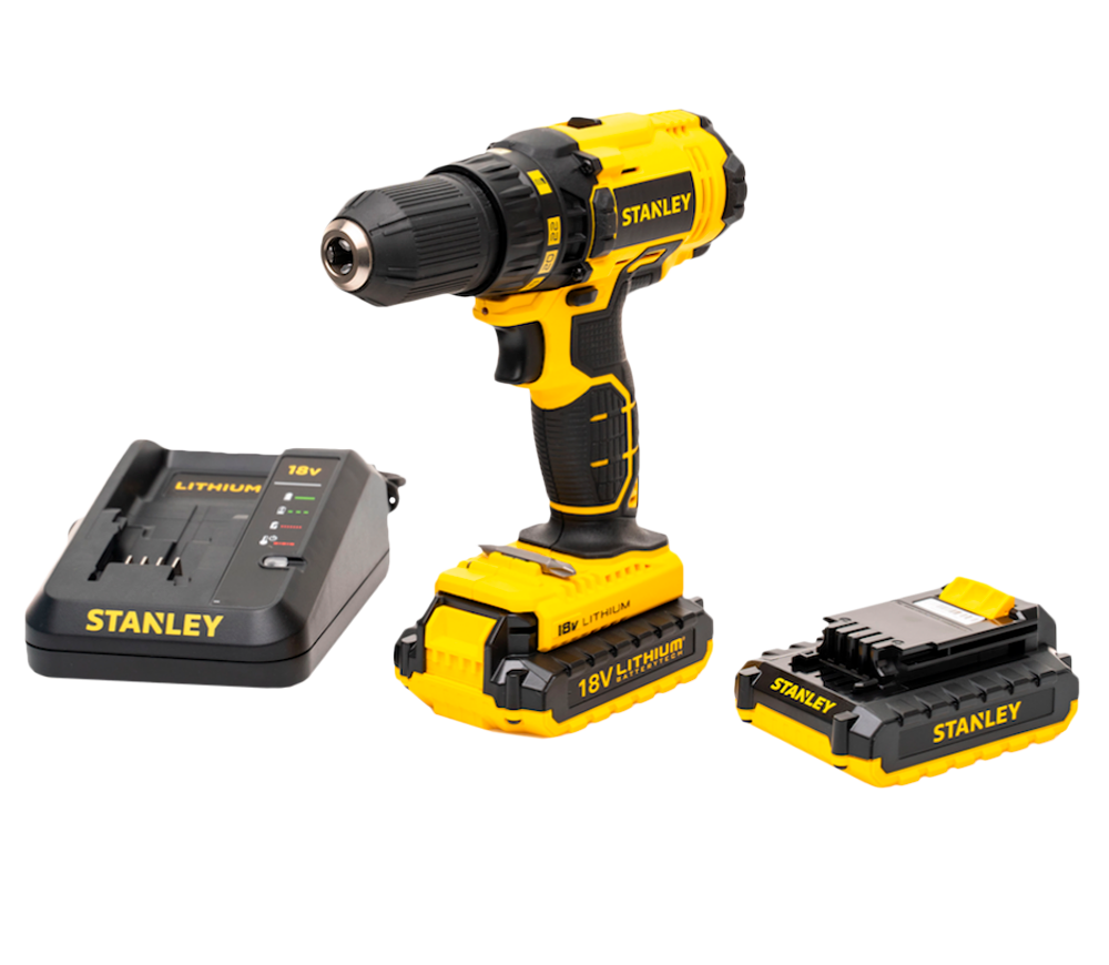 Mașină de înșurubat cu acumulator STANLEY SCD20S2K 18V 1.5Ah
