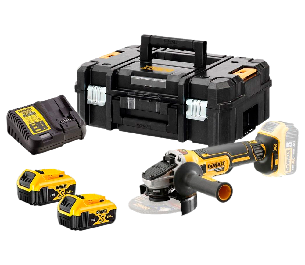 Polizor unghiular cu acumulator DEWALT DCG405P2 125mm 18V 5Ah