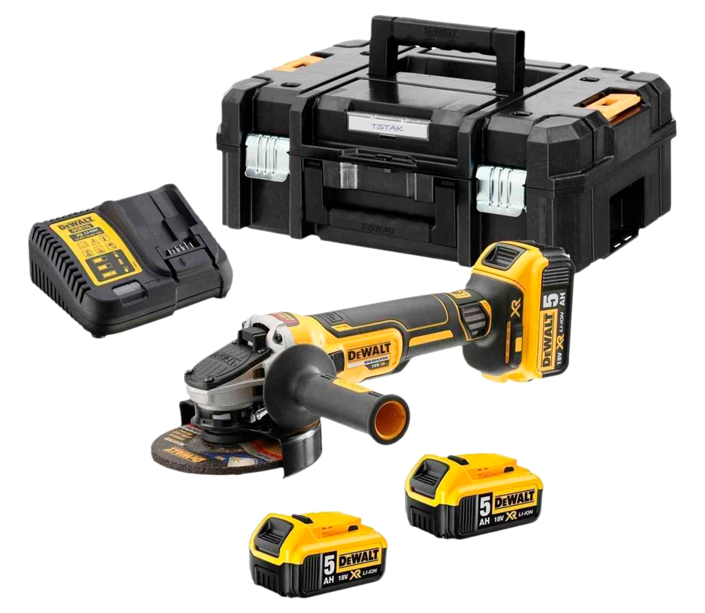 Polizor unghiular cu acumulator DEWALT DCG405P3 125mm 18V 5Ah