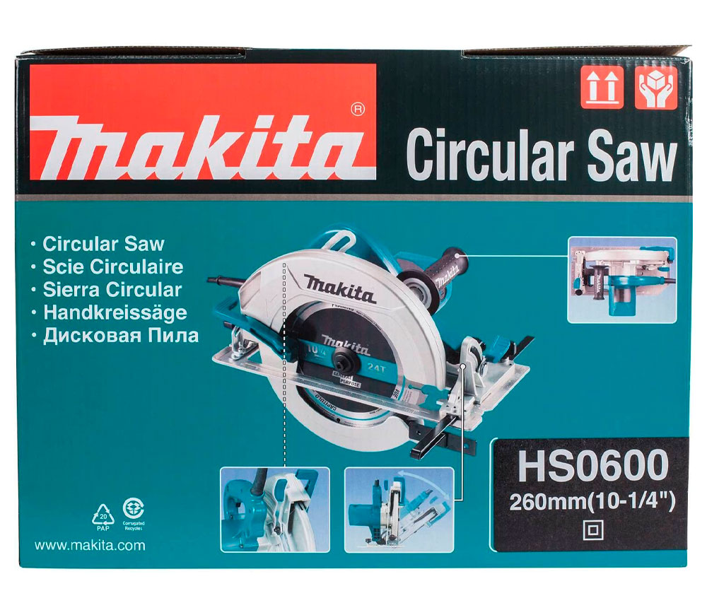 Fierăstrău circular MAKITA HS0600 2000w 270mm-11