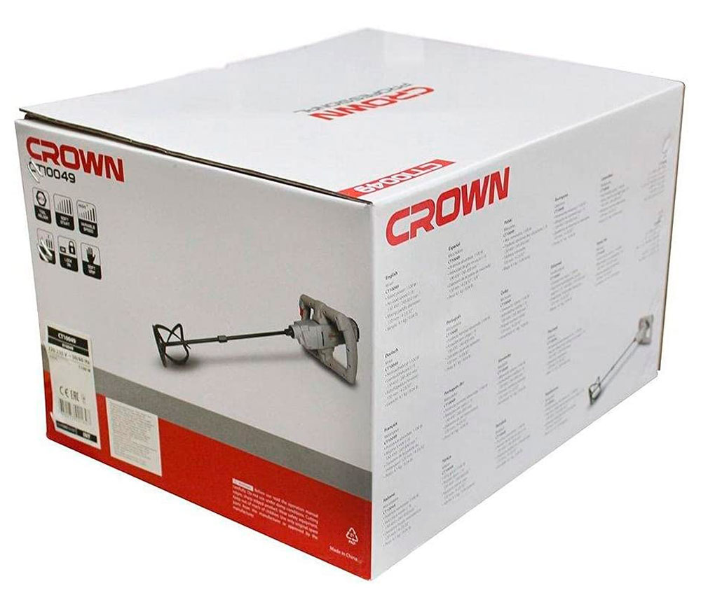 Mașină de amestecat mortar CROWN CT10049 1100w-7