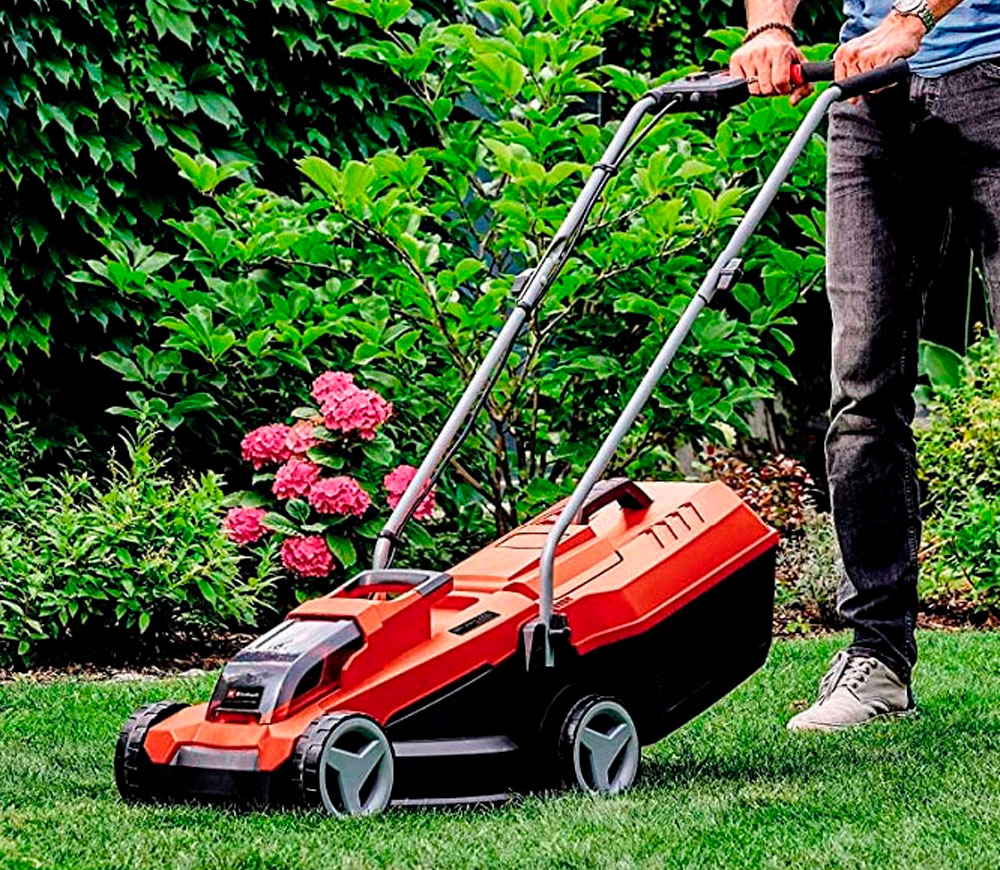 Mașină de tuns gazonul cu acumulator (fără baterii) EINHELL GE-CM 18/32 Li 18V PXC SOLO 320mm 18V-6