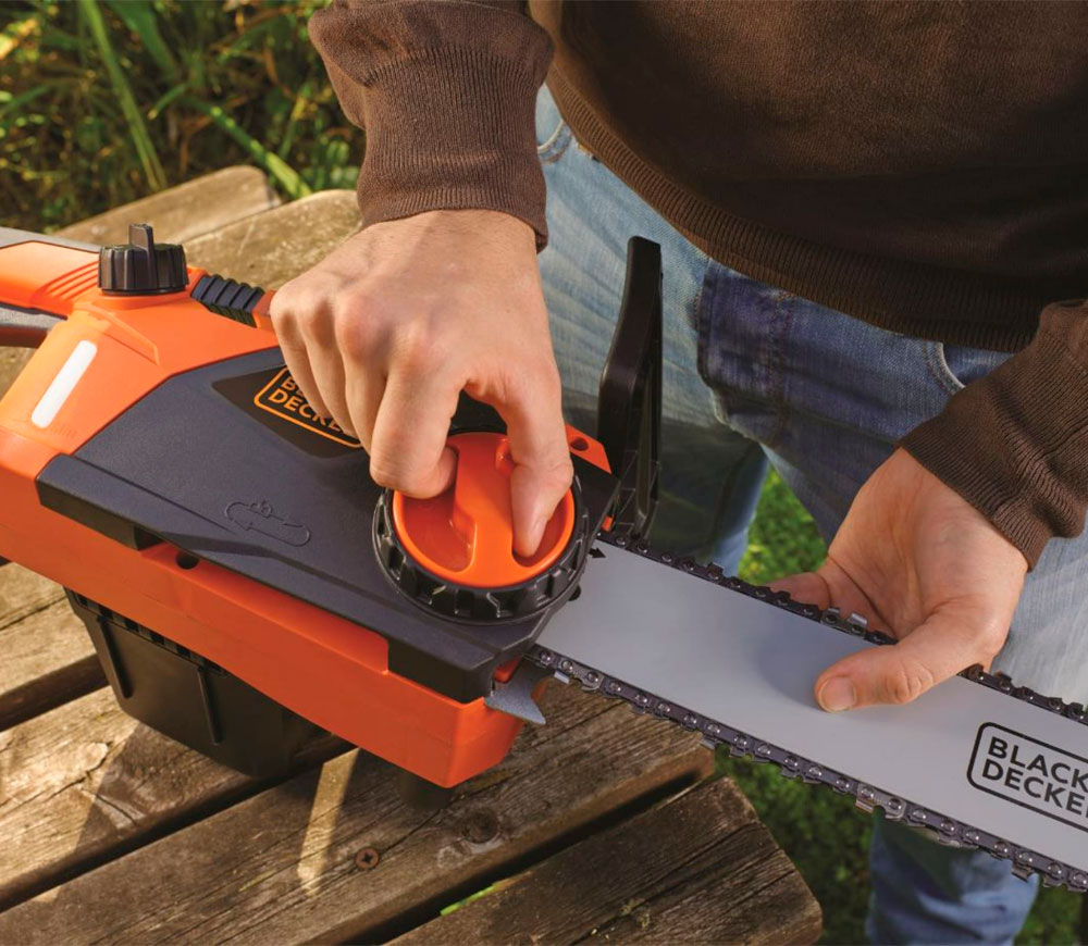 Цепная пила электрическая BLACK&DECKER CS2245-QS 2200вт 450мм-3