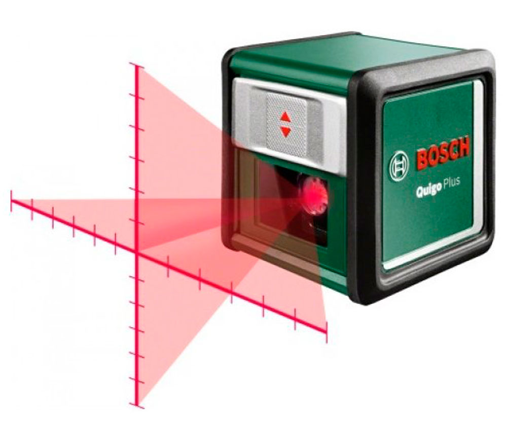 Лазерный уровень BOSCH Quigo Plus 2луча 10m-6