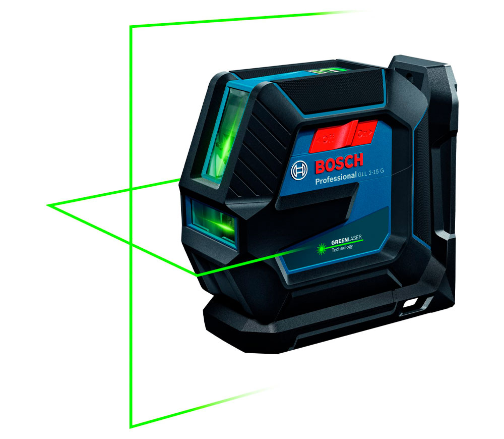 Nivelă cu laser BOSCH GLL 2-15 G 2fascicole 15m-3