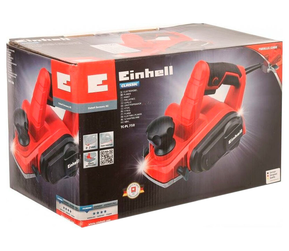 Рубанок Einhell TC-PL 750 750вт 82мм-6