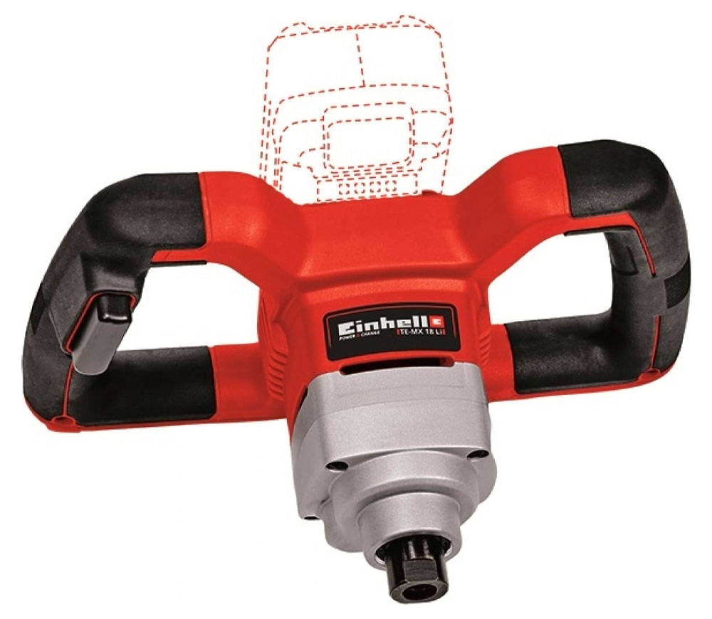 Mașină de amestecat mortar cu acumulator (fără baterii) EINHELL TE-MX 18Li XPWR SOLO 18V-2