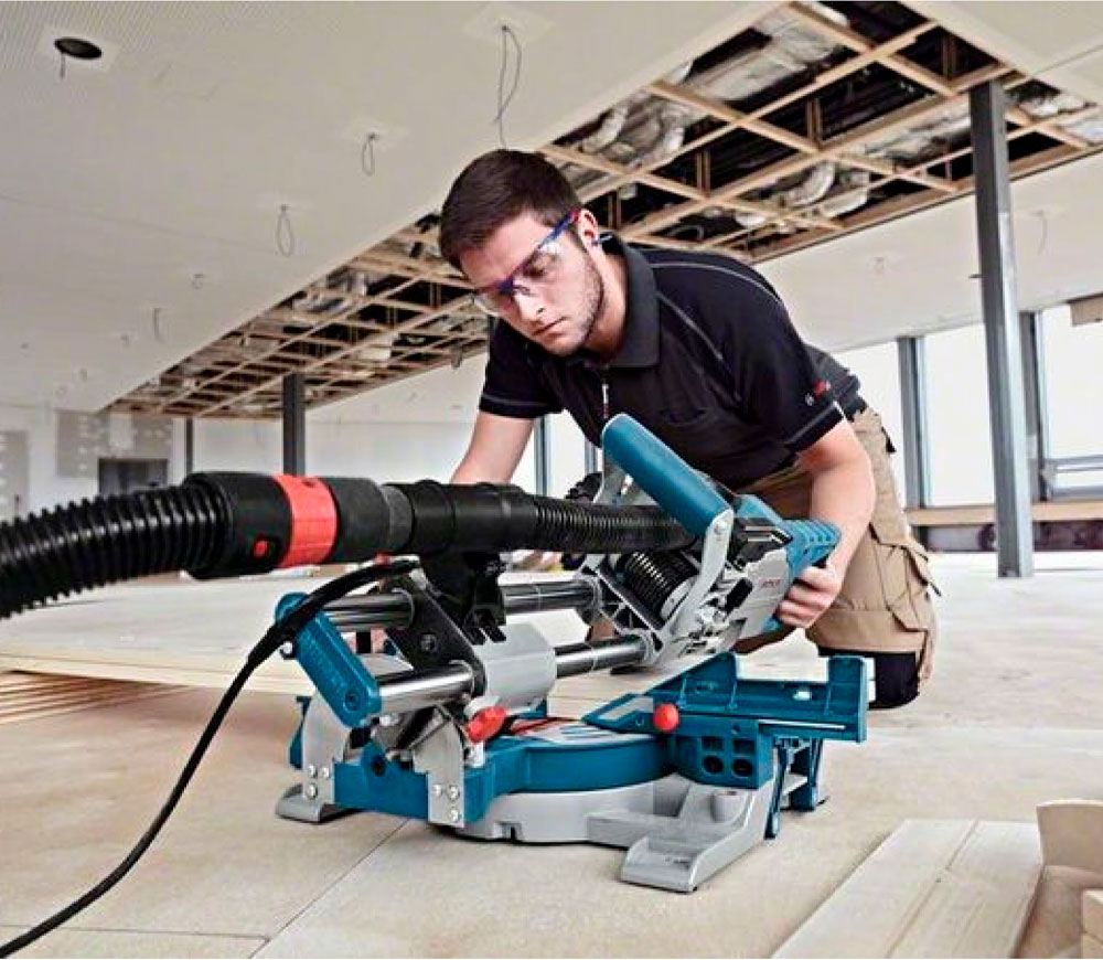 Fierăstrău  circular staționar BOSCH GCM 8 SJL (B0601B19100) 1600w 216mm-2