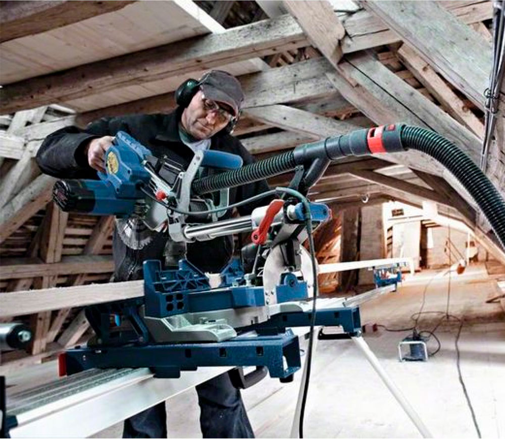 Fierăstrău  circular staționar BOSCH GCM 8 SJL (B0601B19100) 1600w 216mm-4