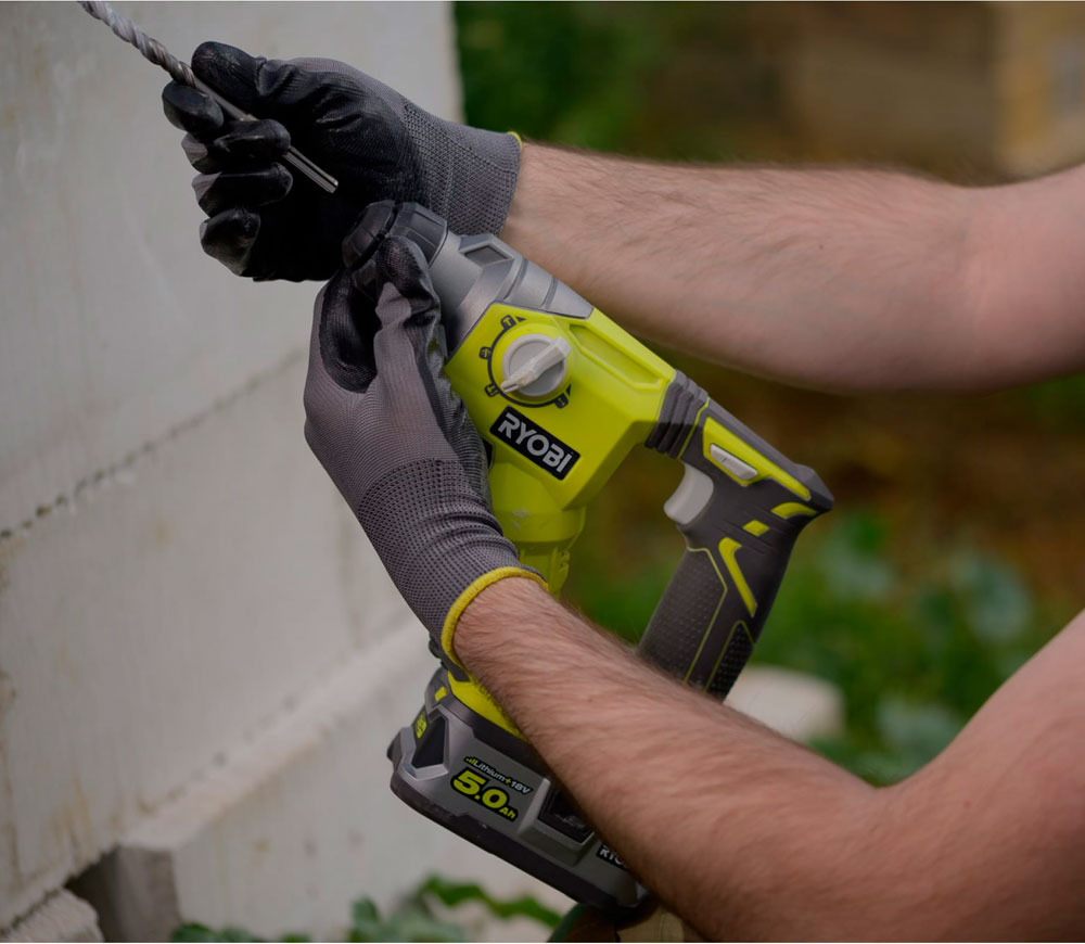 Ciocan rotopercutor cu acumulator (fără baterii) RYOBI R18SDS-0 1.3J 18V-5