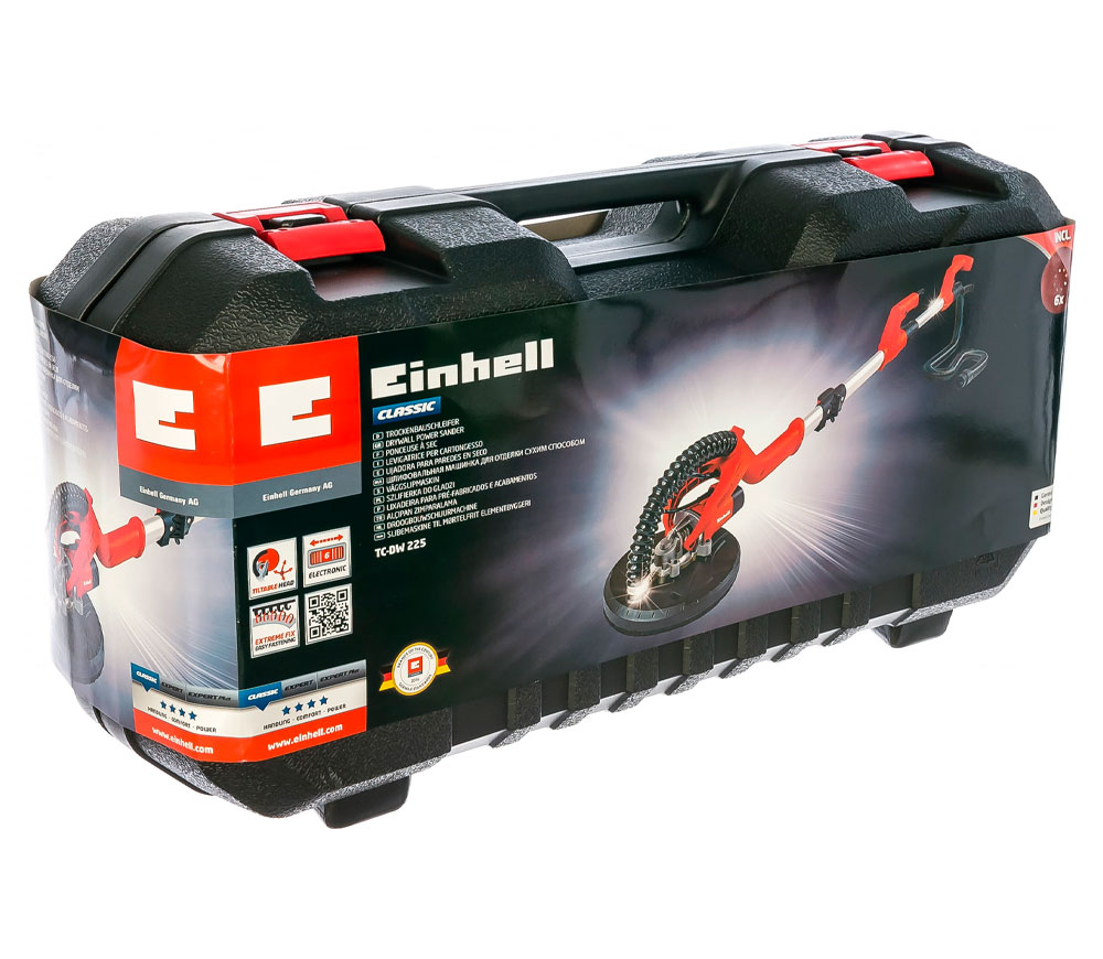 Шлифовальная машина для бетона Einhell TC-DW 225 (42.599.30) 600вт 225мм-9