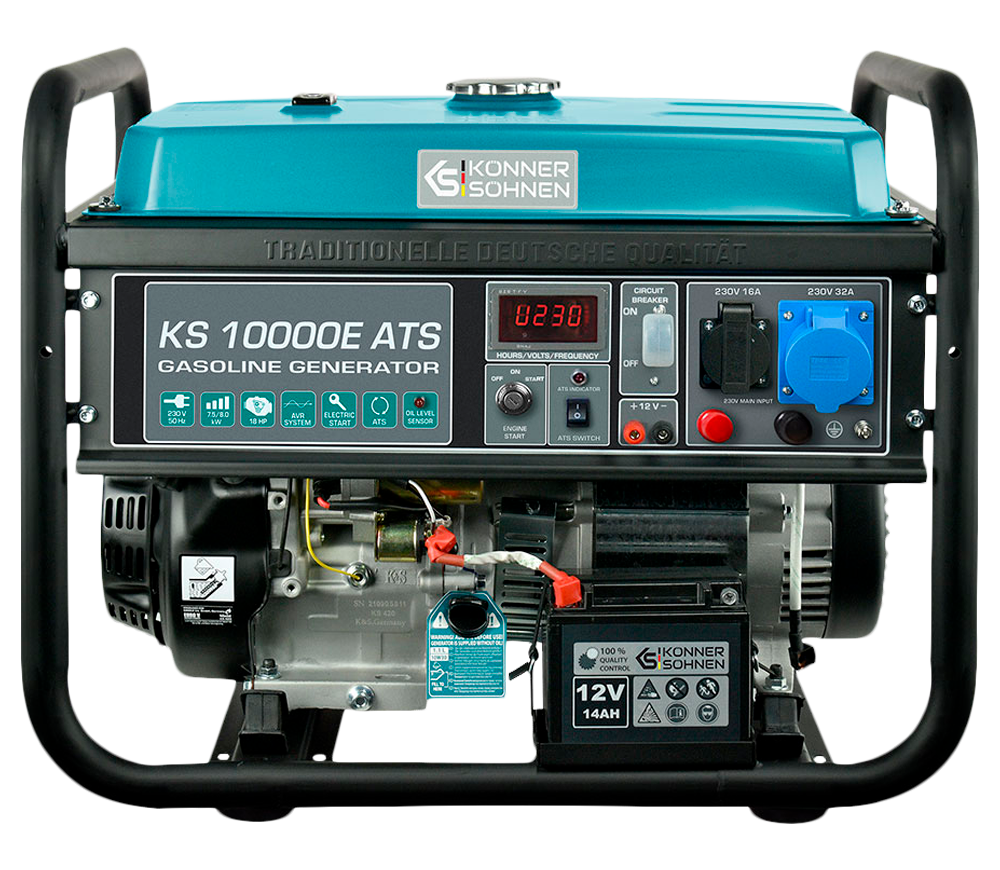Generator electric Könner&Söhnen KS 10000E ATS 8kw Benzină AVR