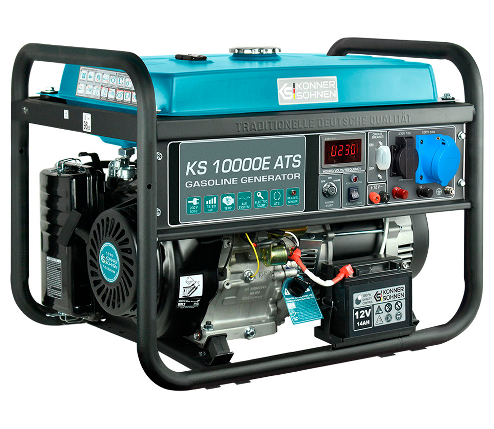 Generator electric Könner&Söhnen KS 10000E ATS 8kw Benzină AVR-4