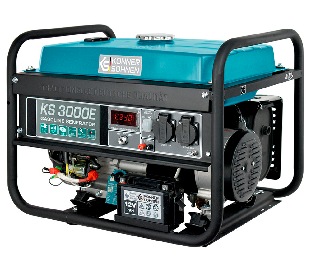 Электрогенератор Könner&Söhnen KS 3000E 3квт Бензин AVR-3