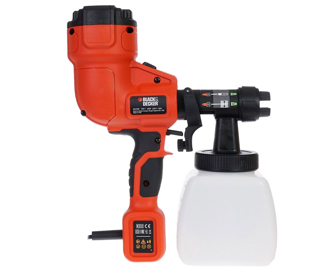 Aparat de vopsit BLACK&DECKER HVLP200 400w-3