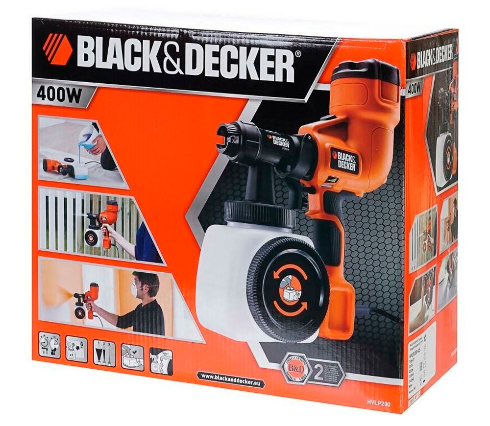 Aparat de vopsit BLACK&DECKER HVLP200 400w-11