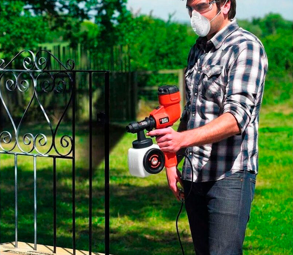 Aparat de vopsit BLACK&DECKER HVLP200 400w-9