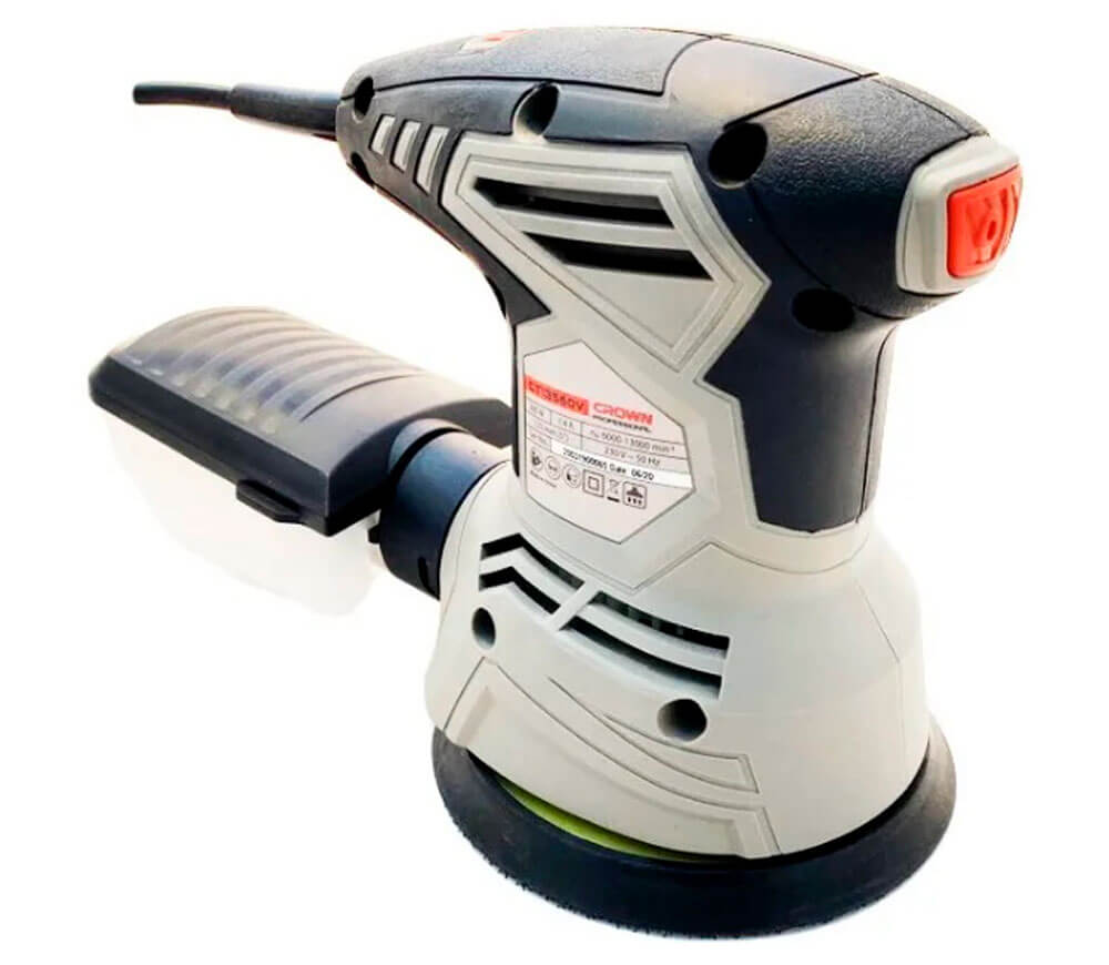 Mașină de șlefuit excentrică CROWN CT13560V 300w 125mm-2