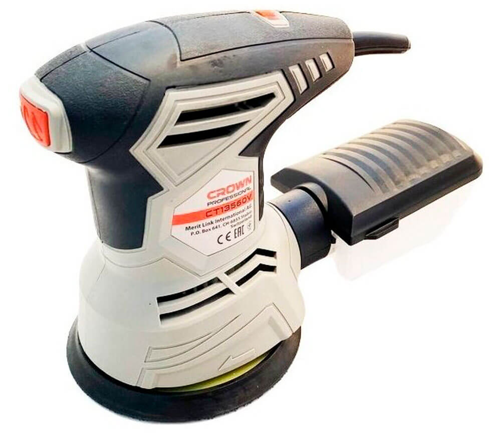 Mașină de șlefuit excentrică CROWN CT13560V 300w 125mm-3