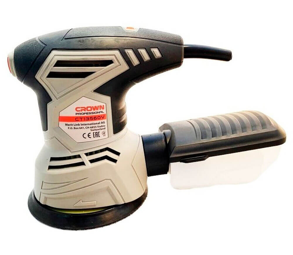 Mașină de șlefuit excentrică CROWN CT13560V 300w 125mm-5