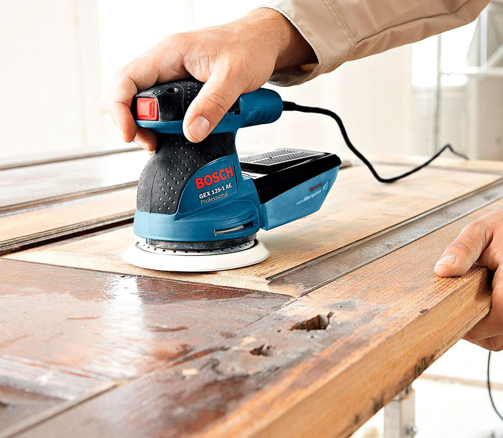Mașină de șlefuit excentrică BOSCH GEX125-1AE 250w 125mm-11