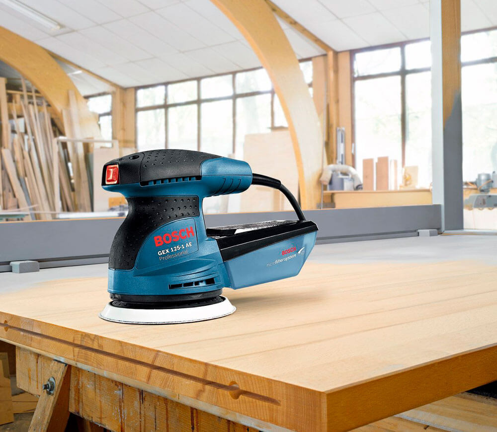 Mașină de șlefuit excentrică BOSCH GEX125-1AE 250w 125mm-12