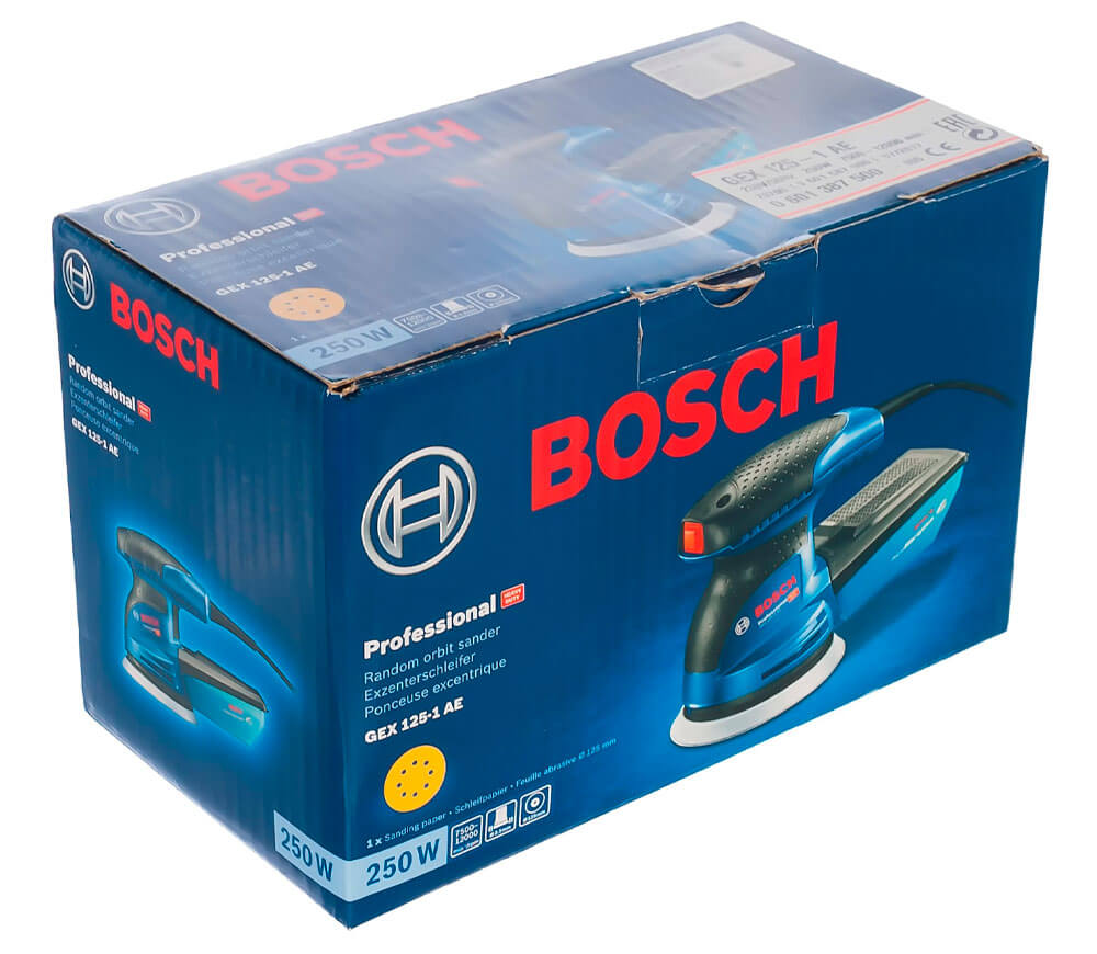 Mașină de șlefuit excentrică BOSCH GEX125-1AE 250w 125mm-8