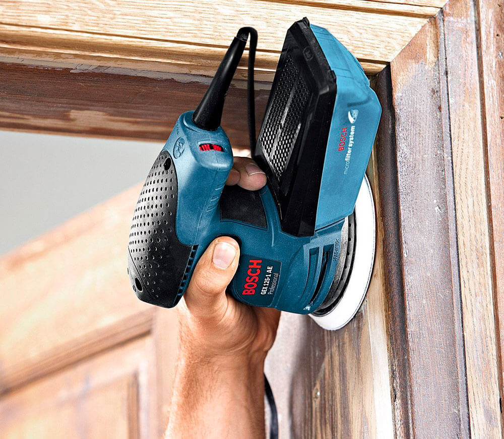 Mașină de șlefuit excentrică BOSCH GEX125-1AE 250w 125mm-9