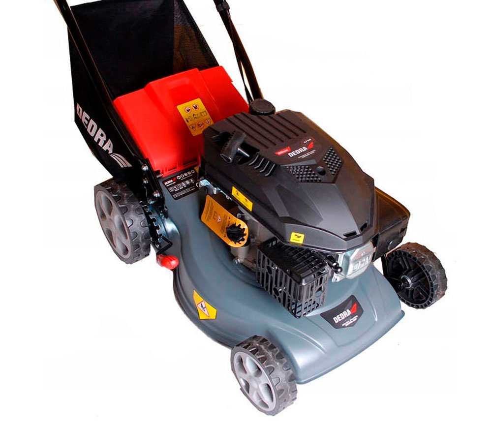Mașină de tuns gazonul cu benzină DEDRA DED8720-43CP 430mm 3.7cp-3