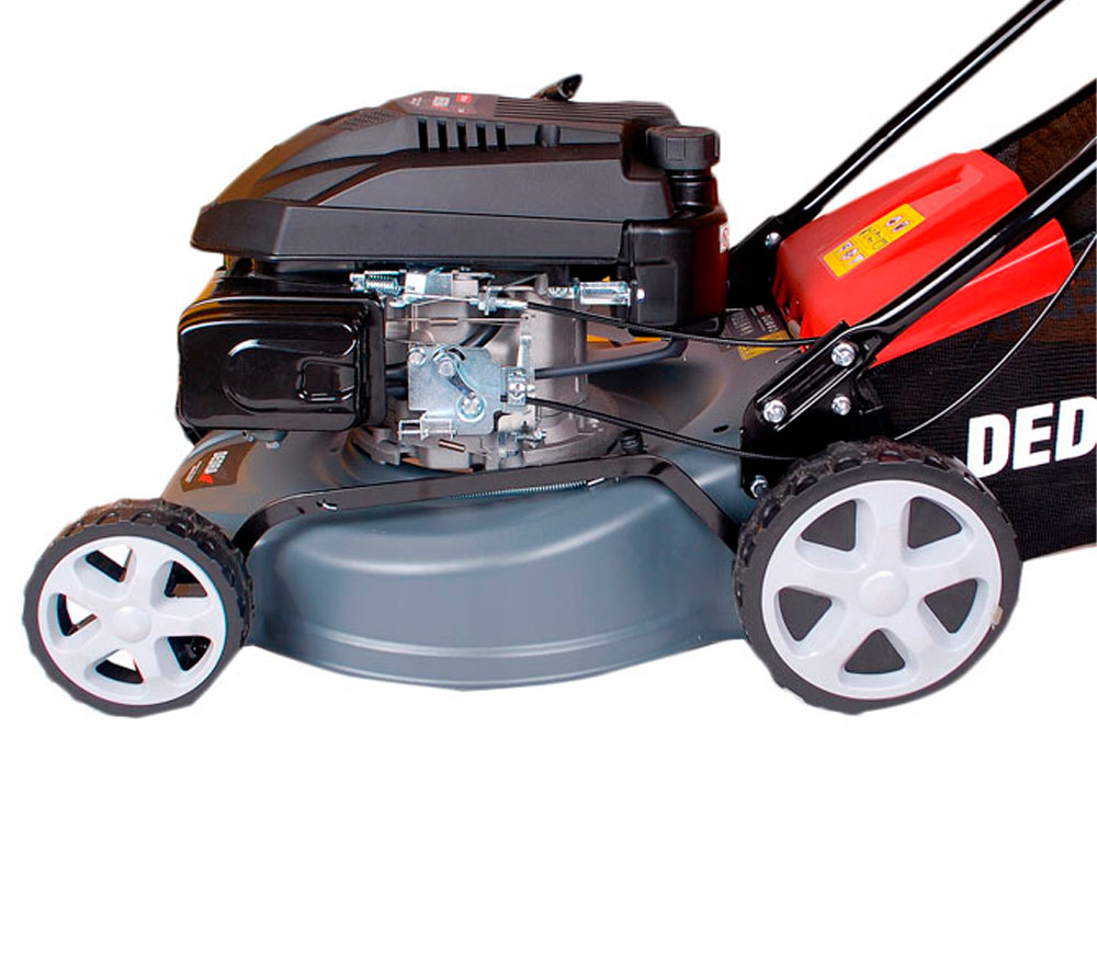 Mașină de tuns gazonul cu benzină DEDRA DED8720-43CP 430mm 3.7cp-4