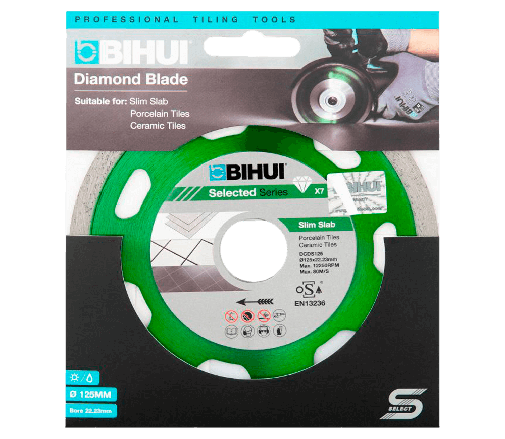 Disc de tăiat cu diamant B-SLIM BIHUI DCDS125 125mm segmentat